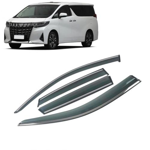 For TOYOTA Alphard AGH30 H3 H2 2008-2020 Car Window Sun Rain Shade Visors Shield Shelter Protector Cover Sticker Accessories