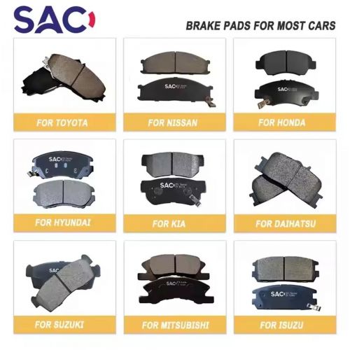 D2183/A634 D822 Front Semi-Metallic Disc Brake Pads for Toyota Ist Corolla Vvti A634 Altis Nze121